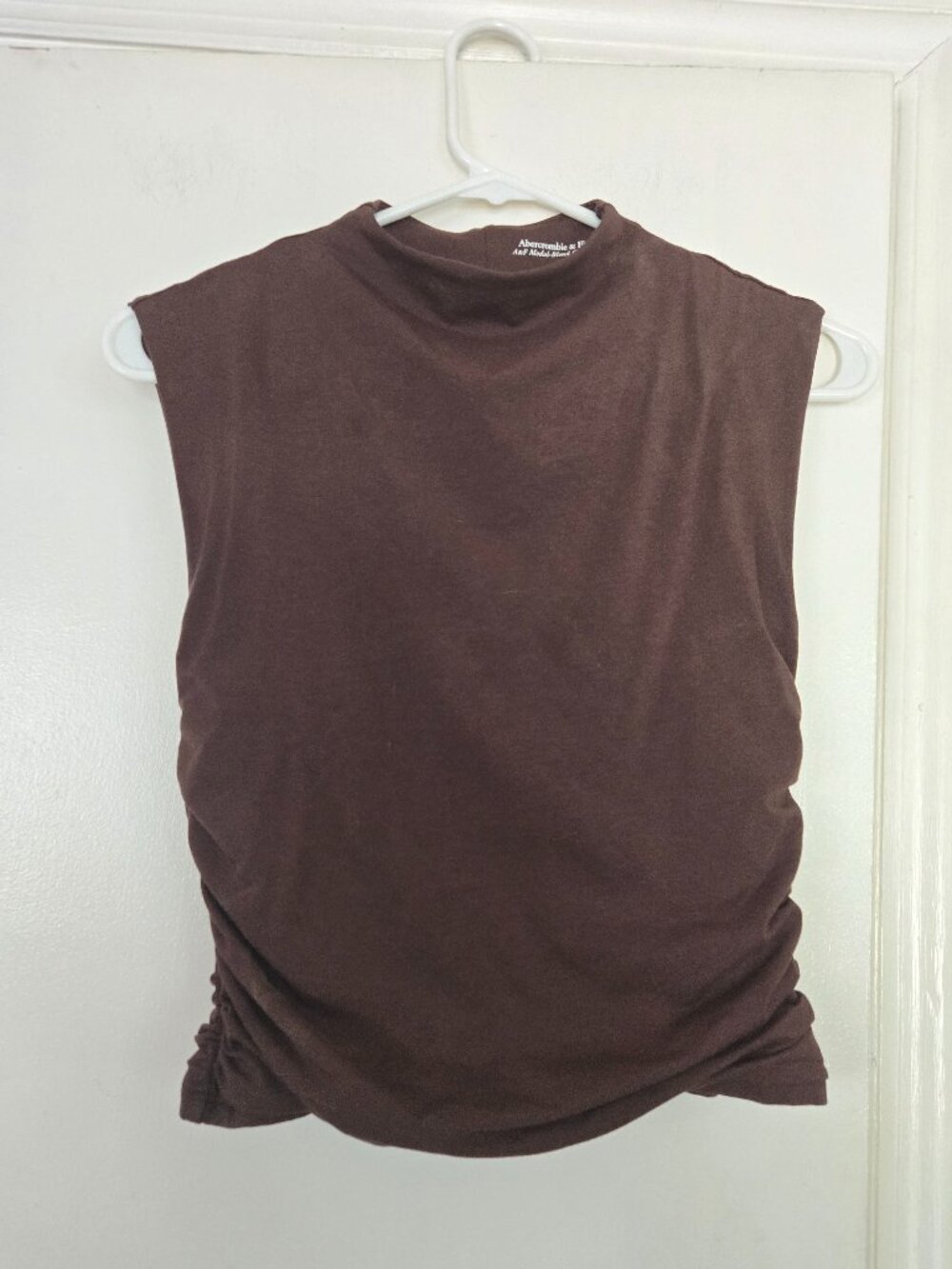 Abercrombie Sleeveless Mockneck Top, Size Small